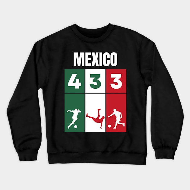 SCNT006 - Mexico Formation Crewneck Sweatshirt by Tee Vibes Co.